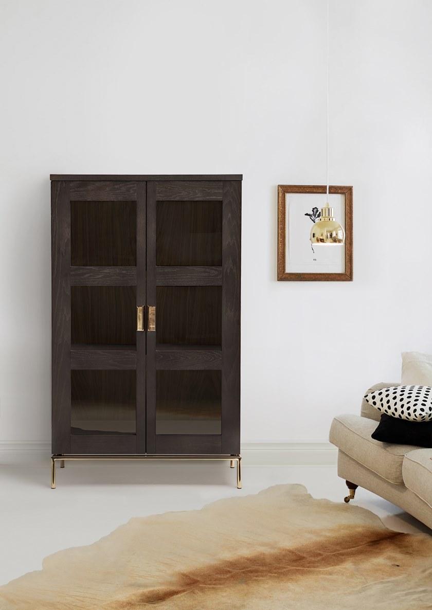 Woodman Комод из дерева и стекла с распашными дверцами Pimlico 235228001052  - Вид №8