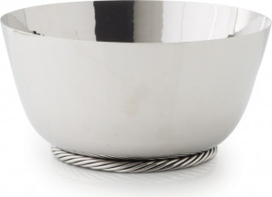 10618729 Michael Aram Чаша Michael Aram "Твист" 23см (серебрист.) Сталь нержавеющая