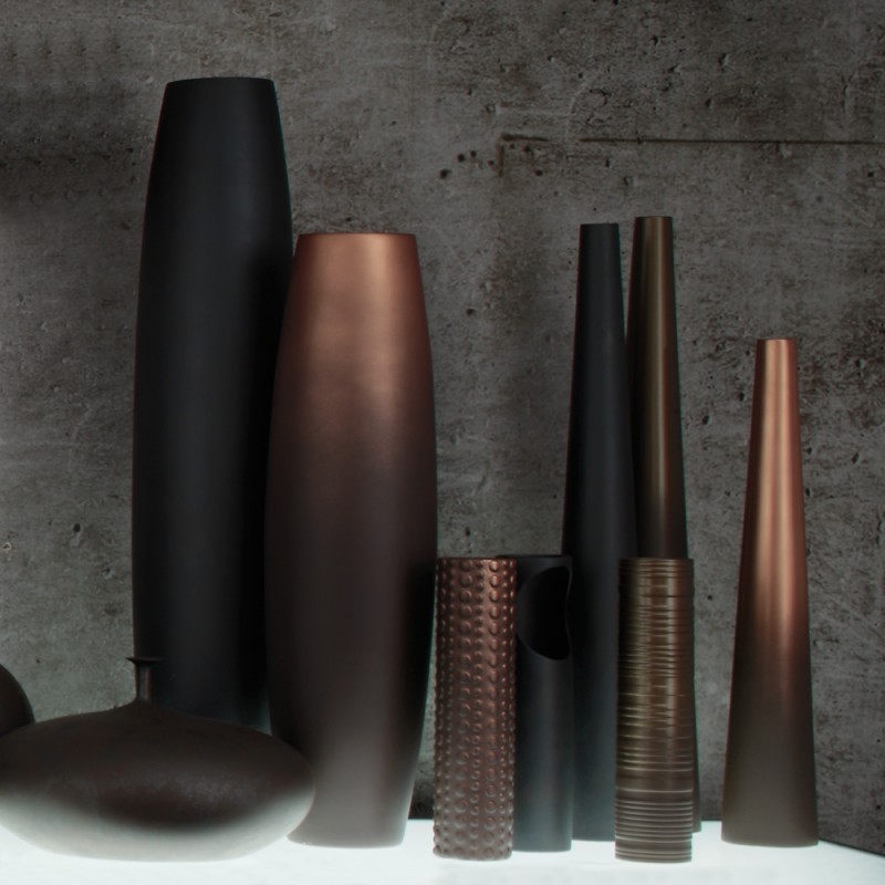 Q258/5X44 Улица 5 ваза Adriani e Rossi Медь  - Вид №1