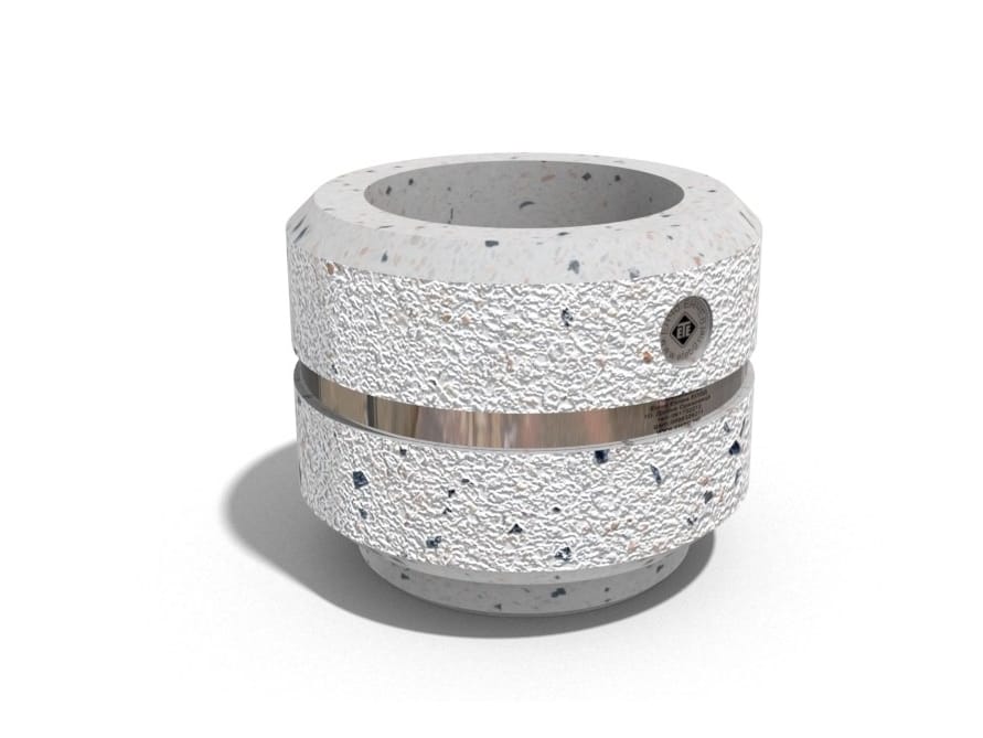 Бетонный круглый низкий плантатор ENCHO ENCHEV - ETE 19/23 ARCH-00048483 - Вид №17