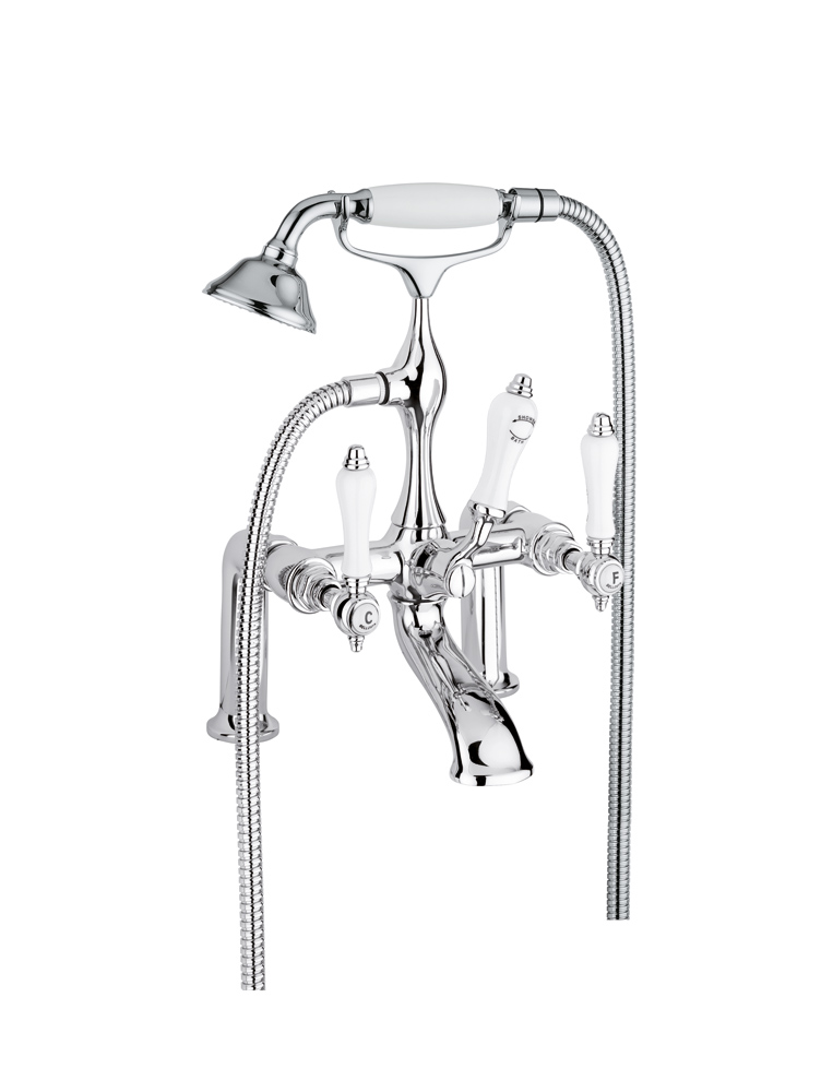 0801/4/L Bellosta Rubinetterie ВАННАЯ ГРУППА С ФИТИНГАМИ ДЛЯ КРАЯ ВАННЫ 