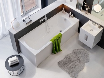 Акриловая ванна 170х70 KOLO Rekord AntiSlide XWP1670101  - Вид №4