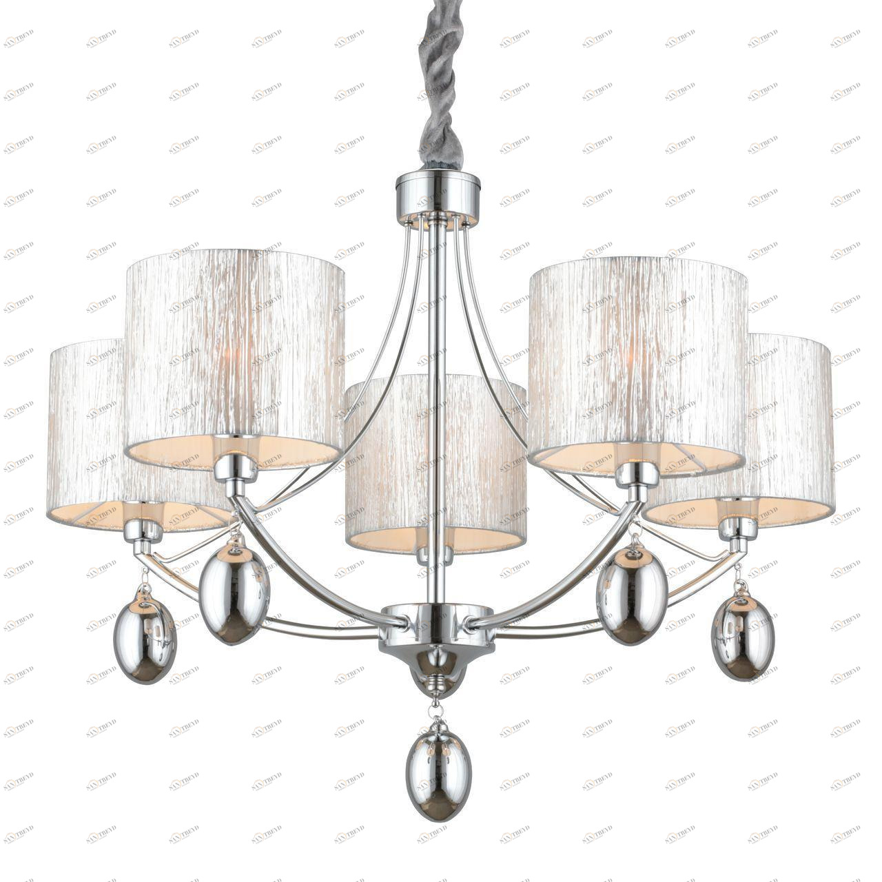 Подвесная люстра Omnilux Stelvio OML-28507-05 OMNILUX STELVIO 279760 Серебро 