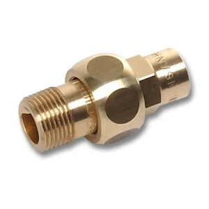 Сгон самоуплотняющийся Sanha 1 1/2"x42 мм НР-ВП бронза