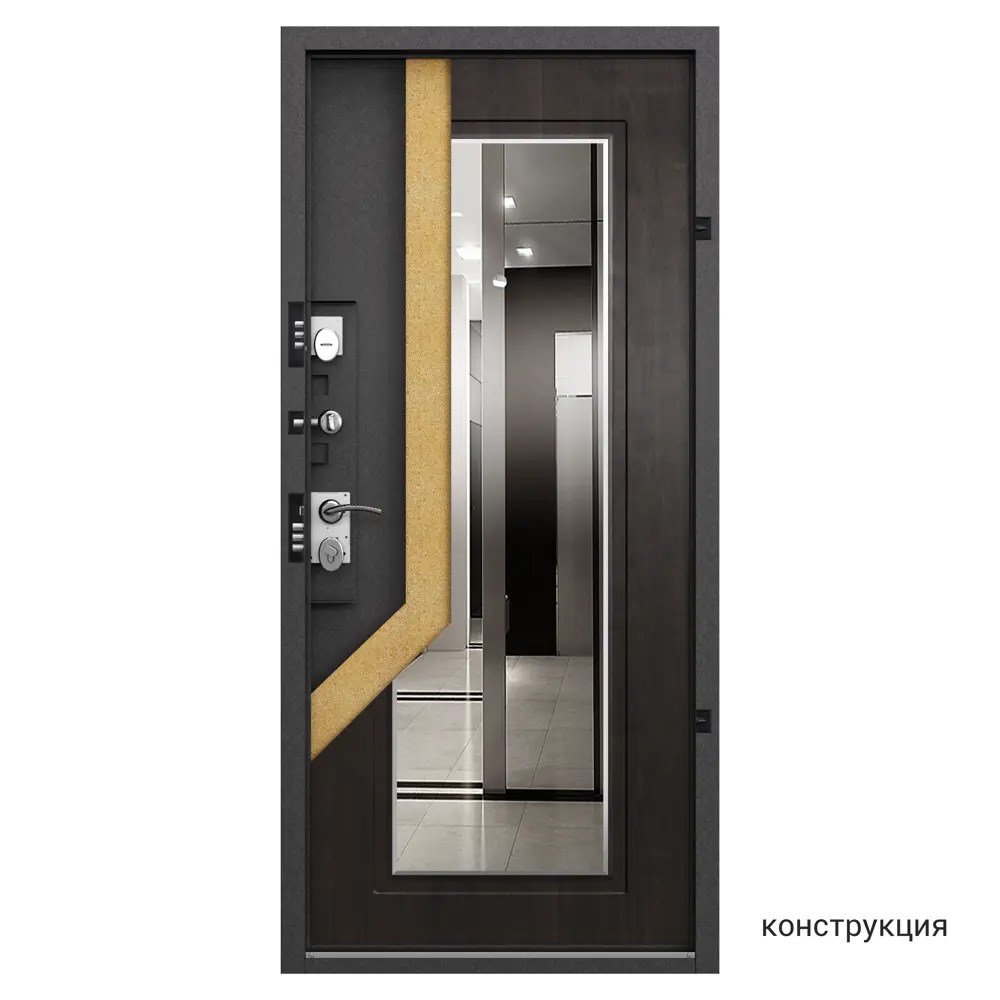 Дверь входная металлическая Грата 950 мм правая цвет скай мореный TOREX STLM-2144745 - Вид №17