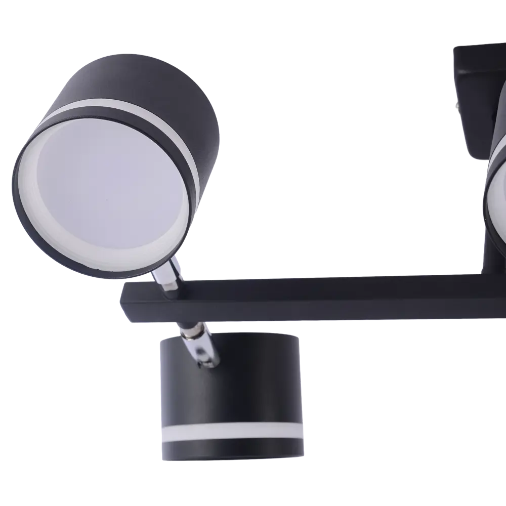 Люстра на штанге Talco 6 ламп 15 м² цвет черный SCHAFFNER STLM-2056820 - Вид №5