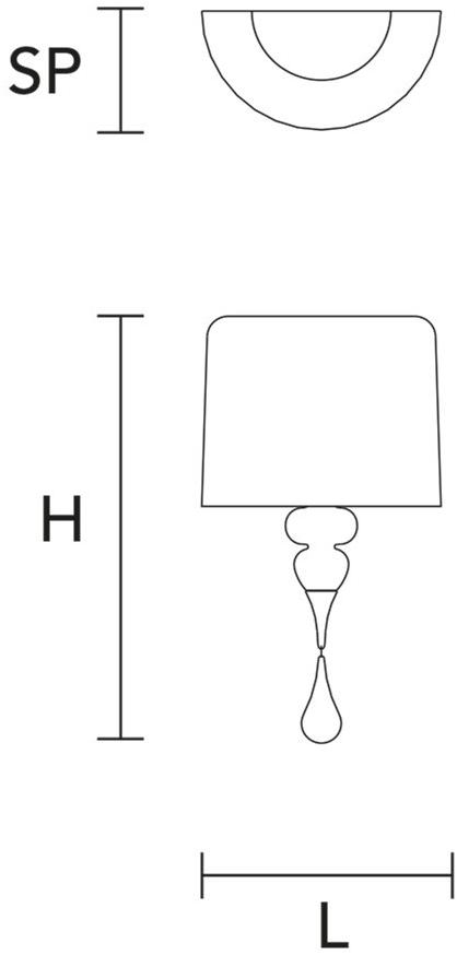Masiero Настенный светильник из алюминия с порошковым покрытием Eva sun-id-1376991 - Вид №1