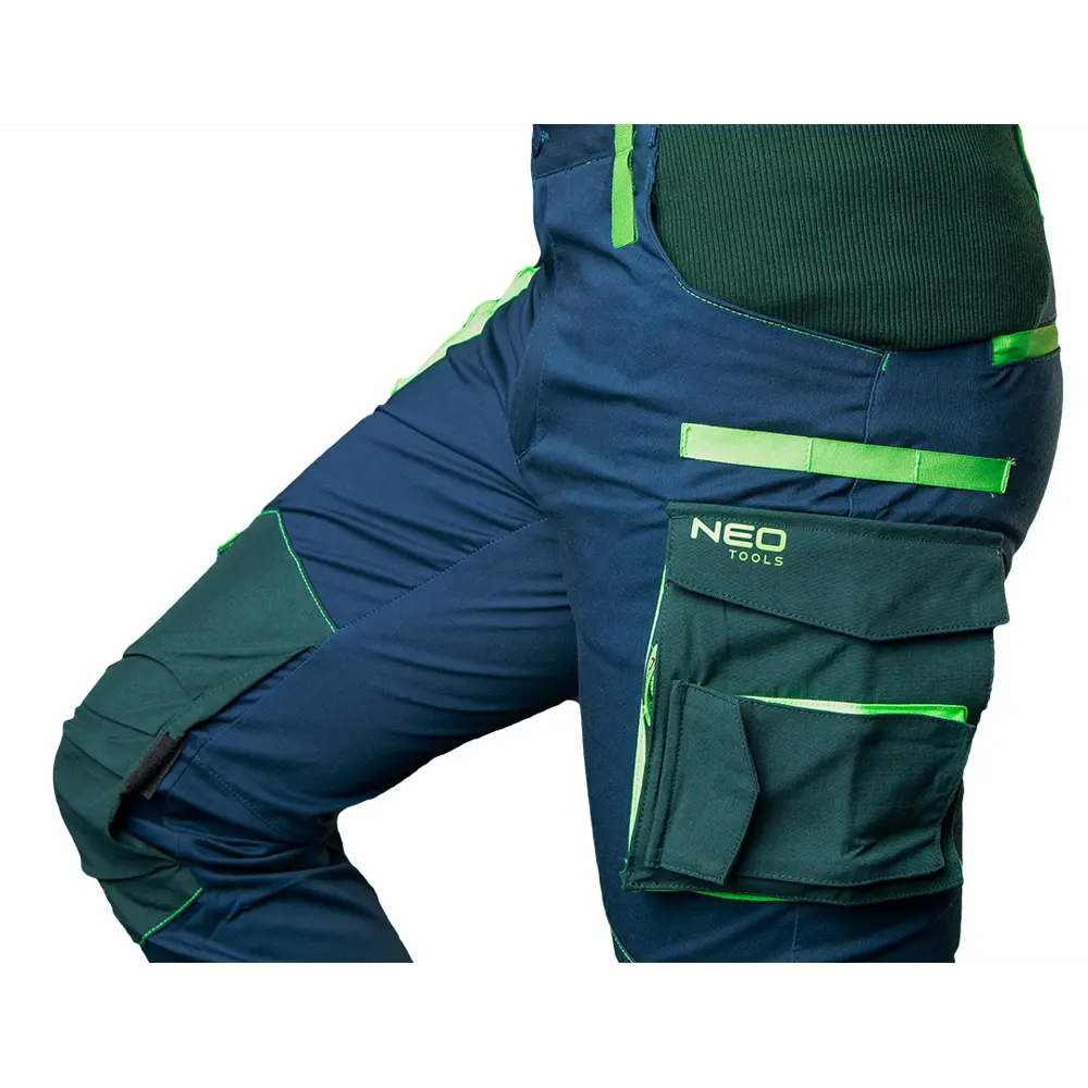 Брюки рабочие Neo Tools Premium темно-синие/зеленые размер S рост 175-178 83303285 STLM-2199268 - Вид №6