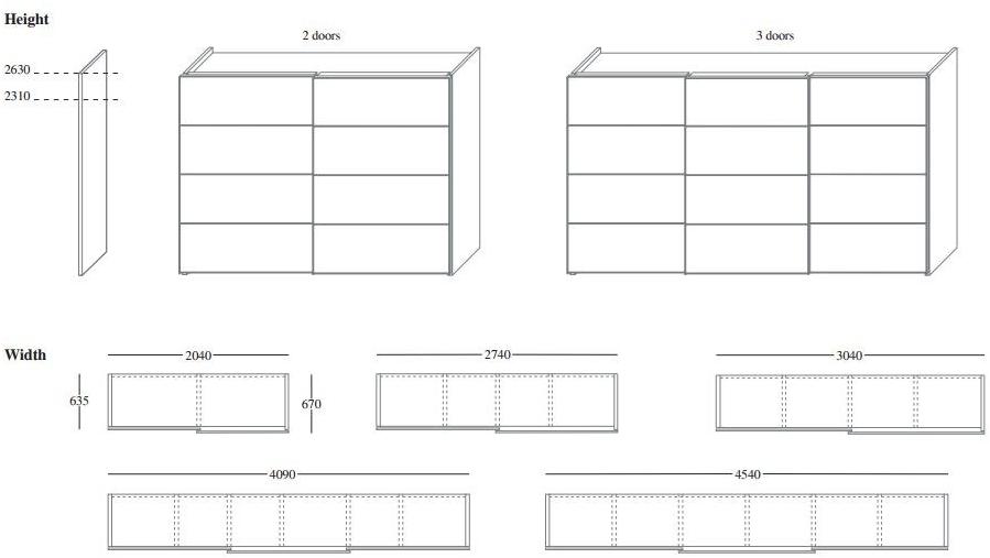 EmmeBi Хрустальный шкаф с раздвижными дверцами Orizzonte sun-id-1428717 - Вид №3