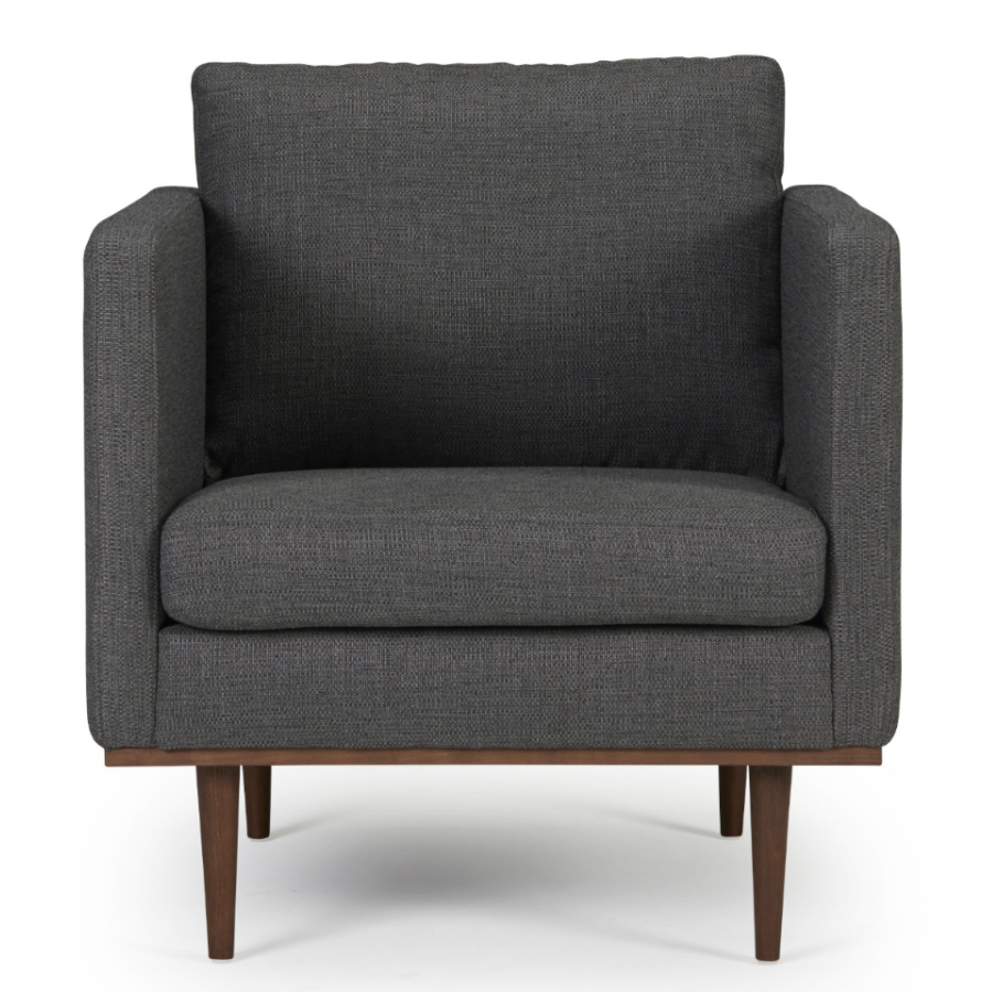 Кресло Vigo, дуб/орех, темно-серое Kragelund 37201208161 - Вид №2