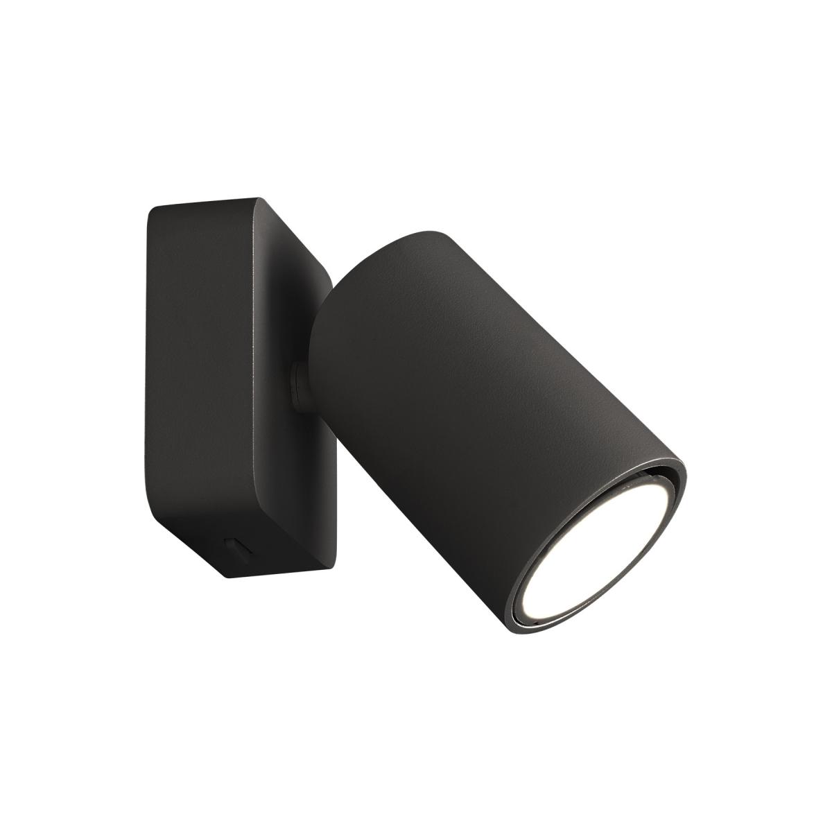 086187 Настенный светильник черный Mantra Sal 