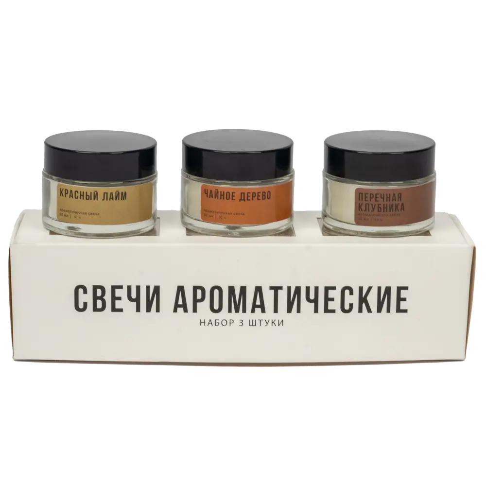 Свеча ароматическая в стакане BD003 C 3.5 см цвет прозрачный 89407342 STLM-2012780 Santreyd 