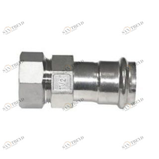 Муфта разборная В-пресс 22 x 3/4" нержавеющая сталь IBP PS4330G0220600