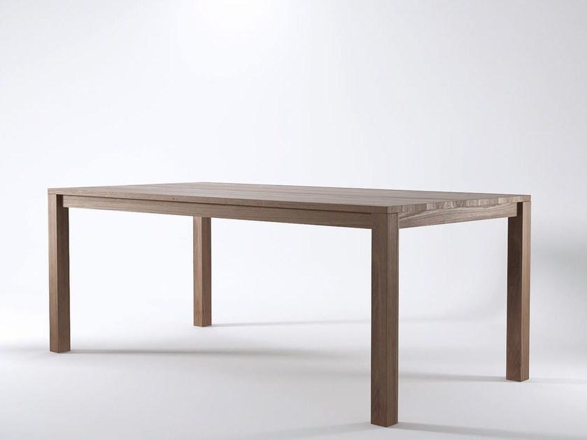 KARPENTER Прямоугольный деревянный обеденный стол Solid sun-id-1368451 - Вид №2