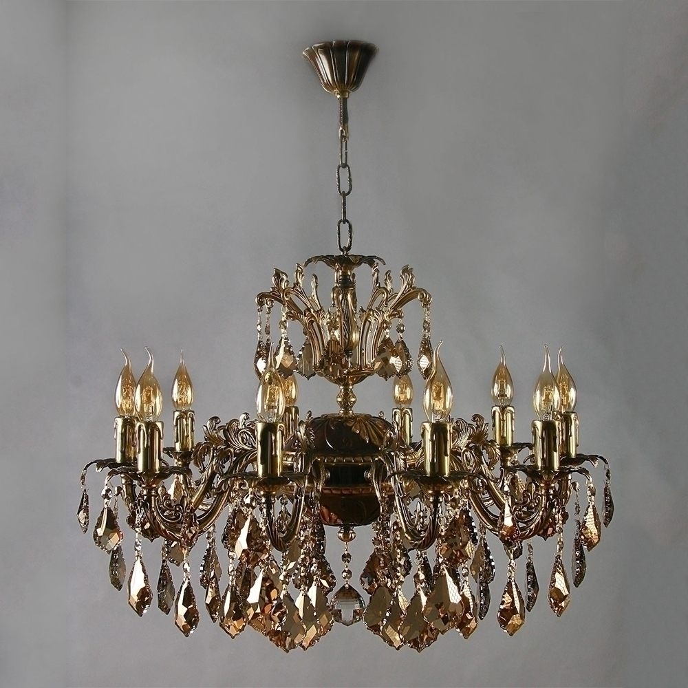 096635 Люстра Ambiente 10L 2118/10 PB Honey Leaf Mantra Granada