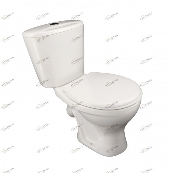 1015321 Компакт унитаз с бачком Белый Лобненский Стройфарфор  Россия 