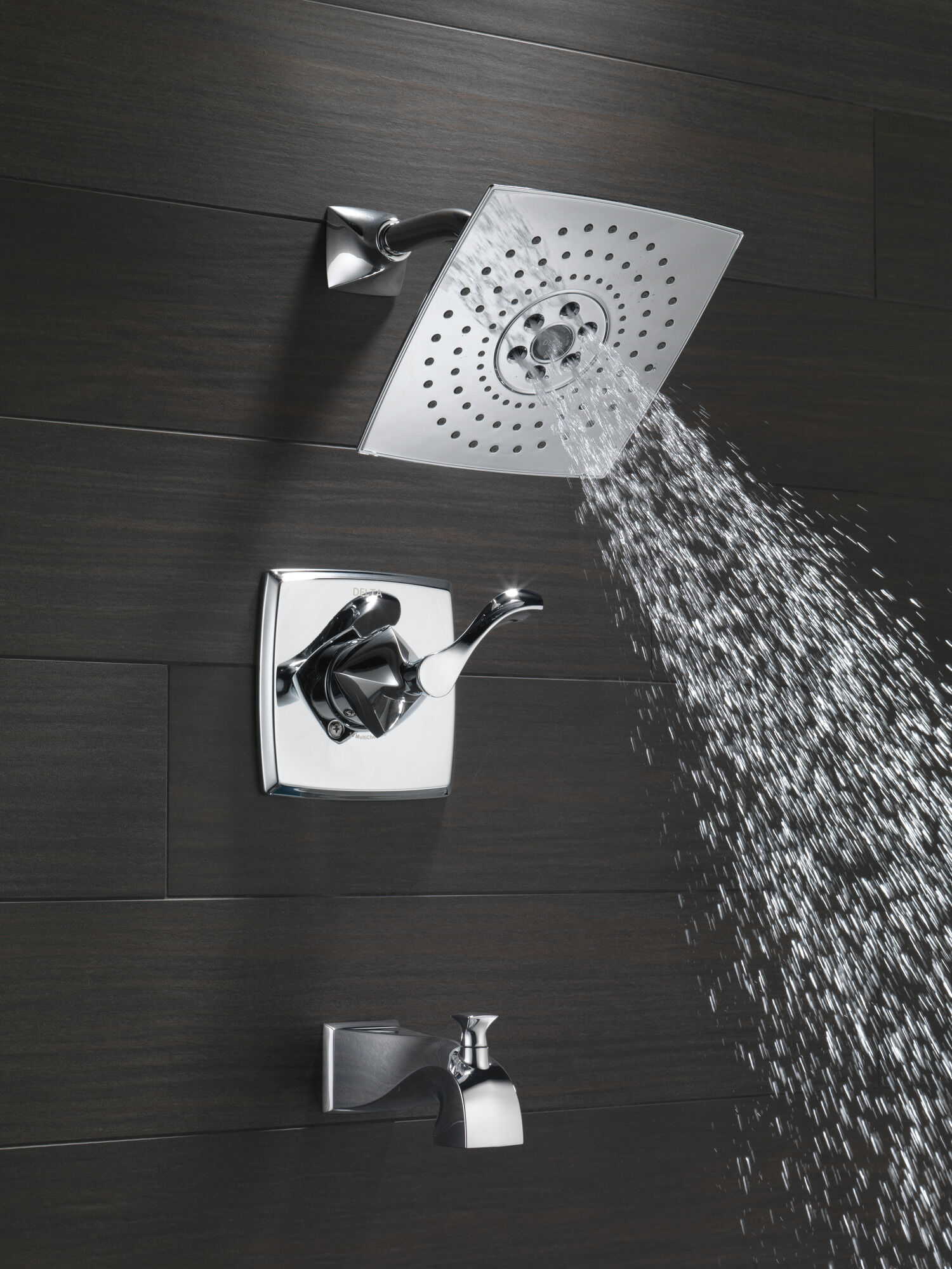 144741 Для ванны и душа Monitor® серии 14 Delta Faucet Everly Хром  - Вид №6