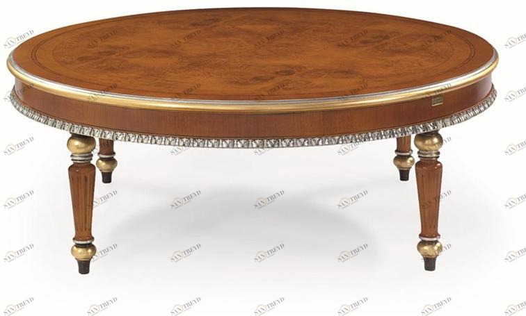 SCAPPINI & C Круглый деревянный журнальный столик для гостиной 35th anniversary 2730