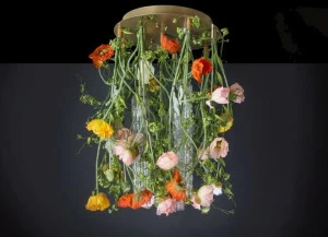 VGnewtrend Светодиодный потолочный светильник из муранского стекла Flower power 8880171.84