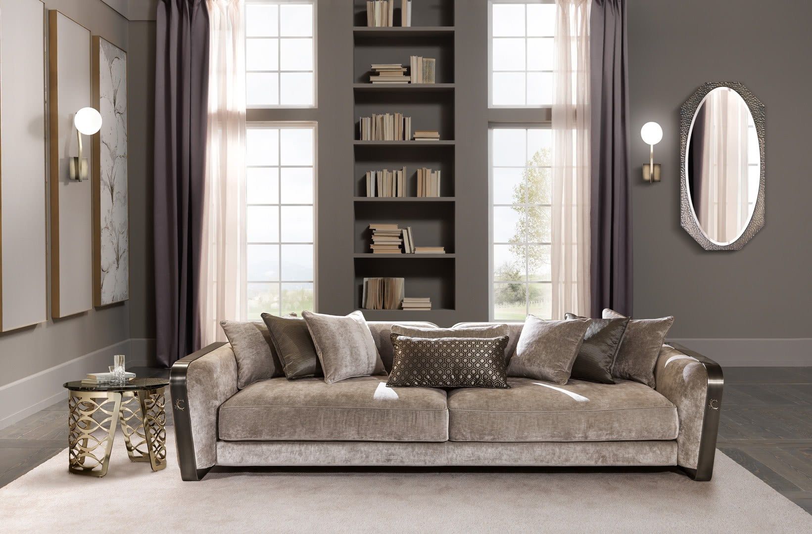 Бархатный диван Cantori Путешествие ARCH-00134982 - Вид №3