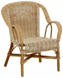 Kok Maison Кресло из ротанга с подлокотниками Grand père 975