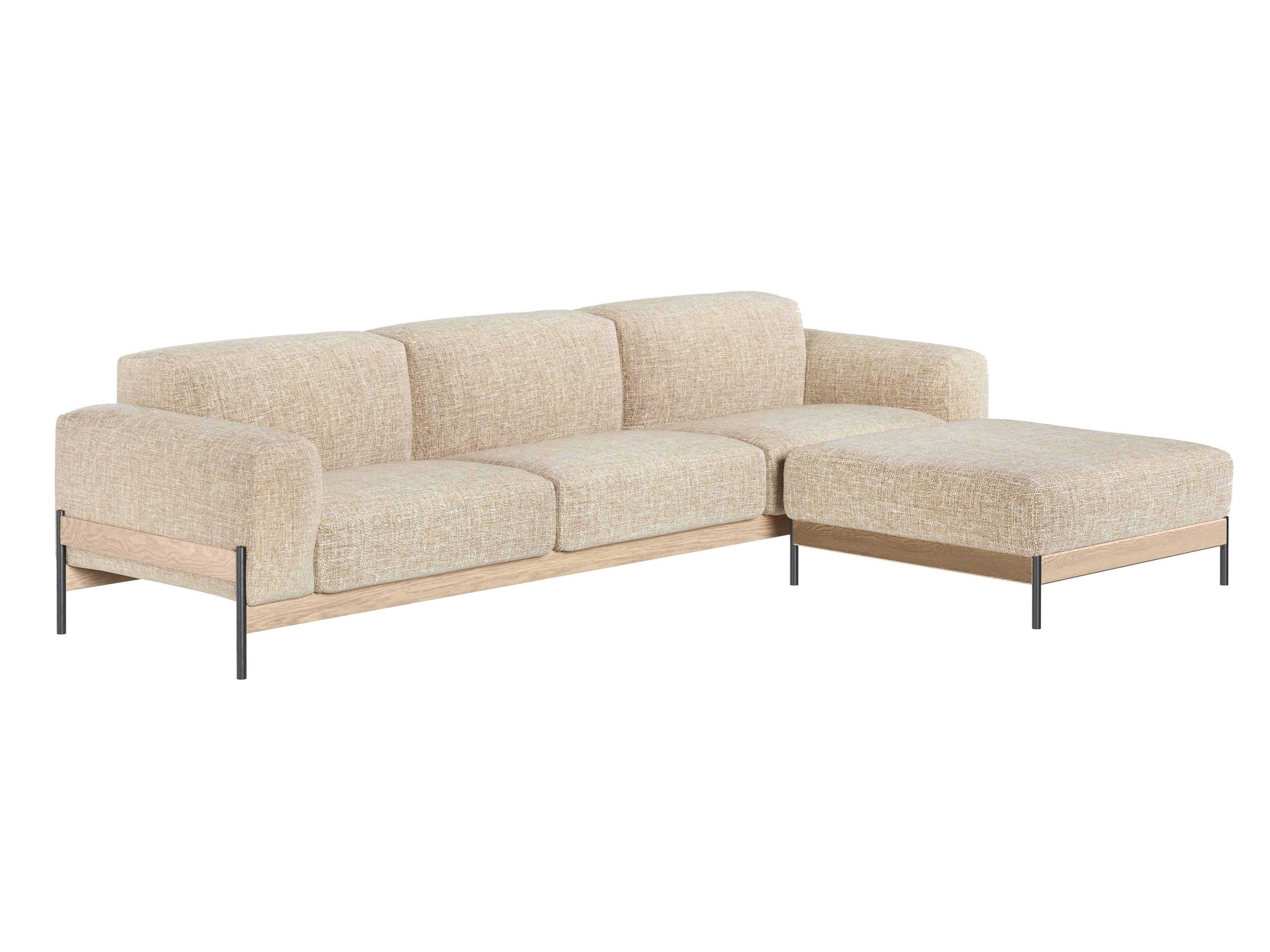 3-местный секционный диван с полуостровом Wewood Bowie ARCH-00110856