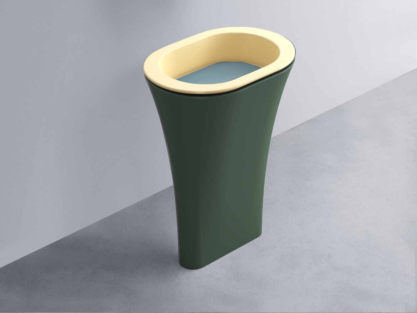 AMLA65-CN+AMPILO-PL+AMCOLO-MU Раковина Amedeo Ovale отдельностоящая cielo Enjoy + Amedeo Ceramica Cielo