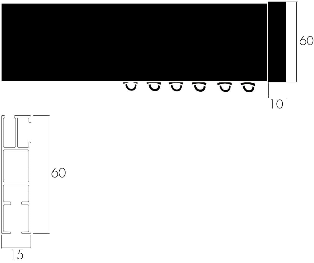 Алюминиевая карниз Frandoli алюминий ARCH-00076574 - Вид №3