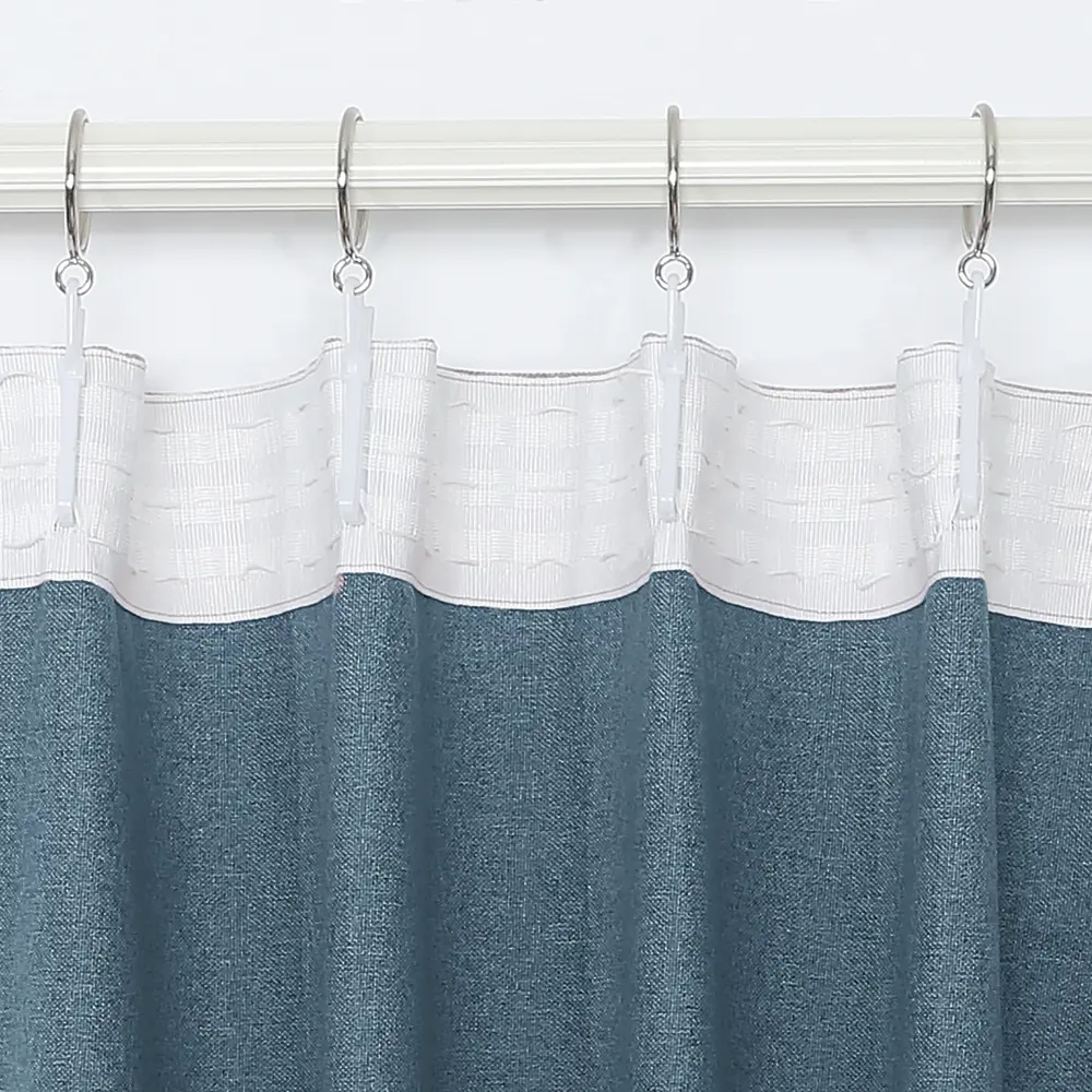 СТОЛИЦА ТЕКСТИЛЯ Штора Cashmere с лентой 200×300 см насыщенный синий 86792749 STLM-0071588 - Вид №3
