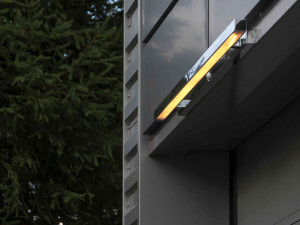 Латунь открытый настенный светильник