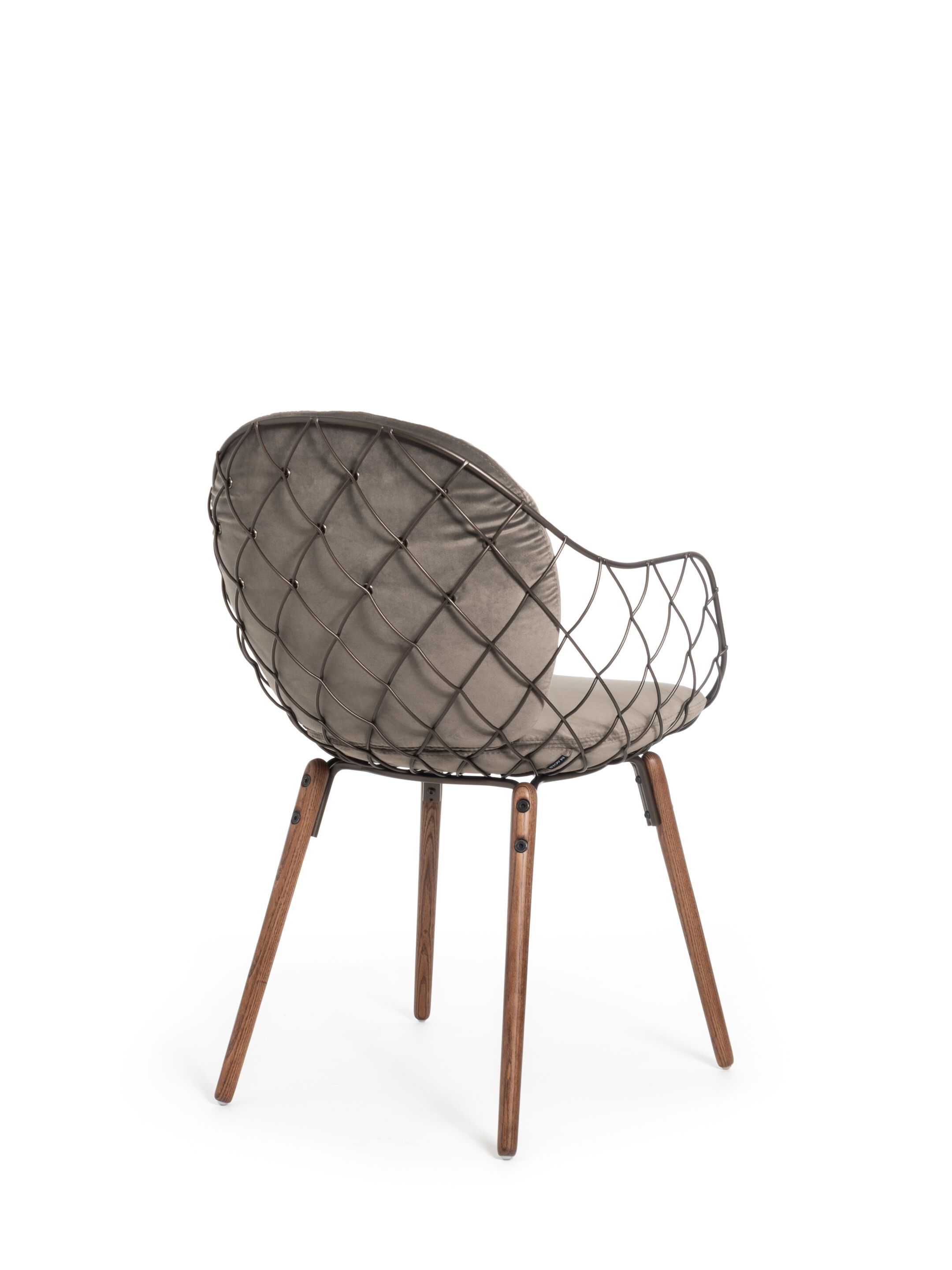 Стальной и деревянный стул с подлокотниками Magis Piña ARCH-00075457 - Вид №2