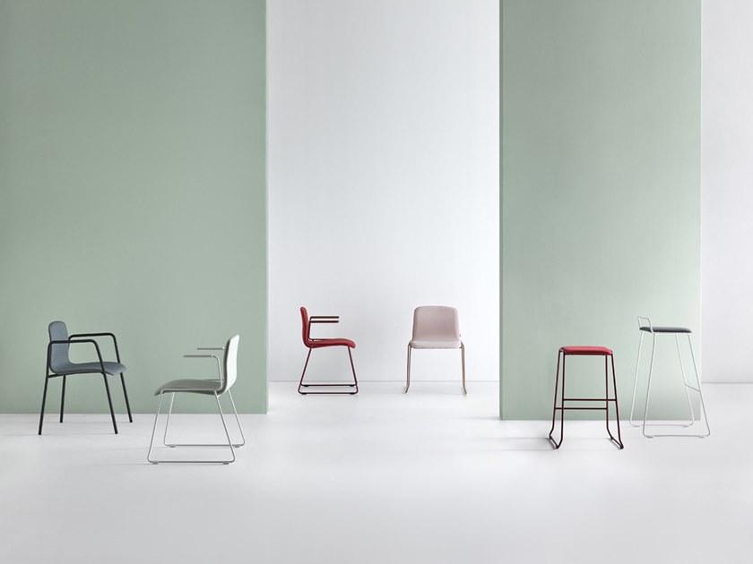 Mobboli Вращающееся рабочее кресло с 5 спицами и колесами Hug 12 a c/b - Вид №2