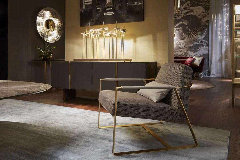 Paolo Castelli Стул из ткани с подлокотниками sun-id-1415885 - Вид №1