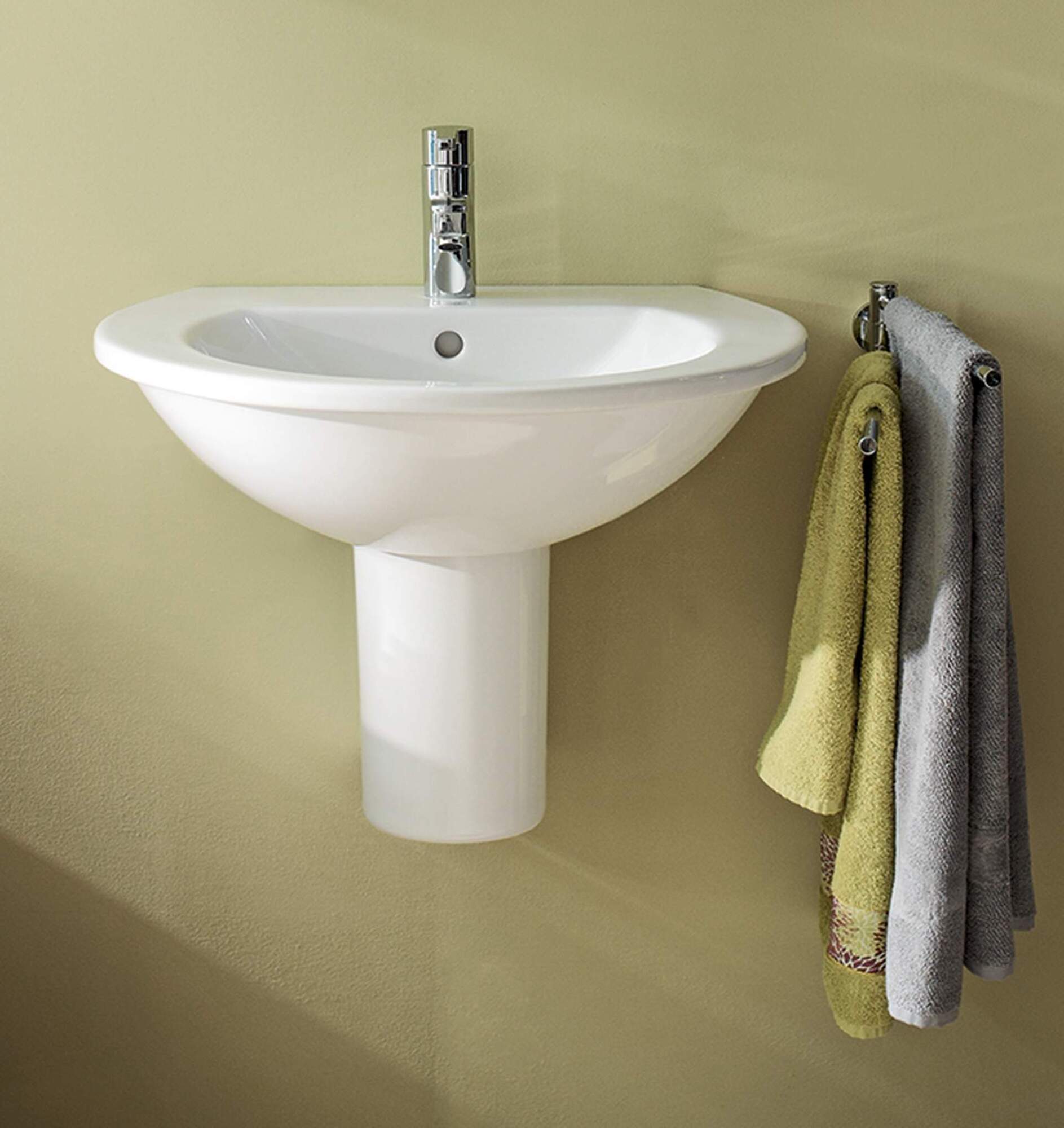 2621650000 Подвесная раковина настенная овальная Duravit Darling New - Вид №2