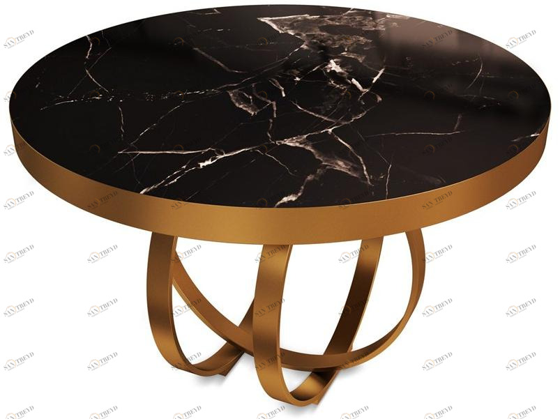 Porustudio Круглый журнальный столик из мрамора sun-id-1416962