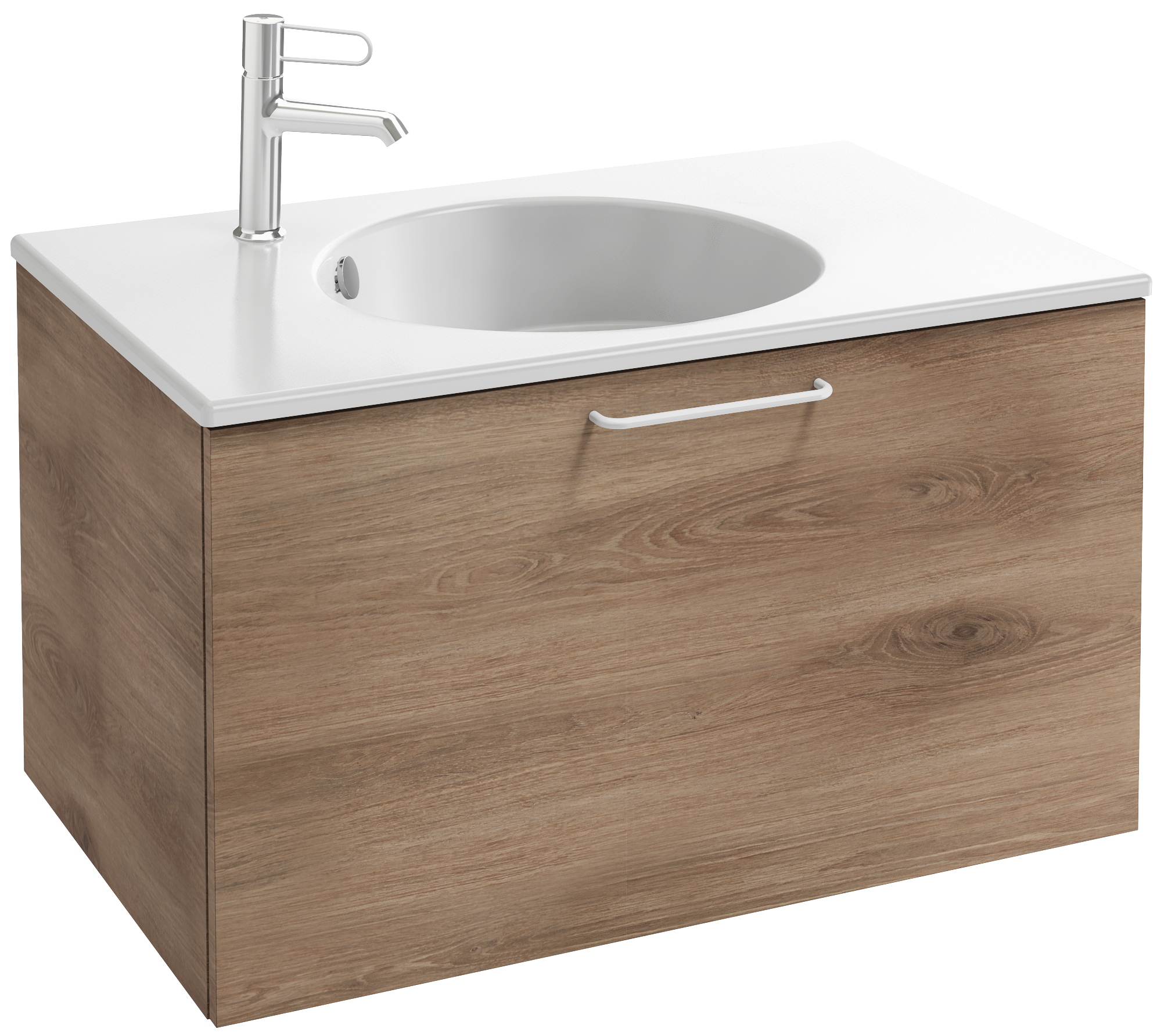 EB2512-R6-N14 Тумба под столешницу 80 см, 1 верхний ящик, белая ручка JACOB DELAFON ODÉON RIVE GAUCHE ODEON RIVE GAUCHE