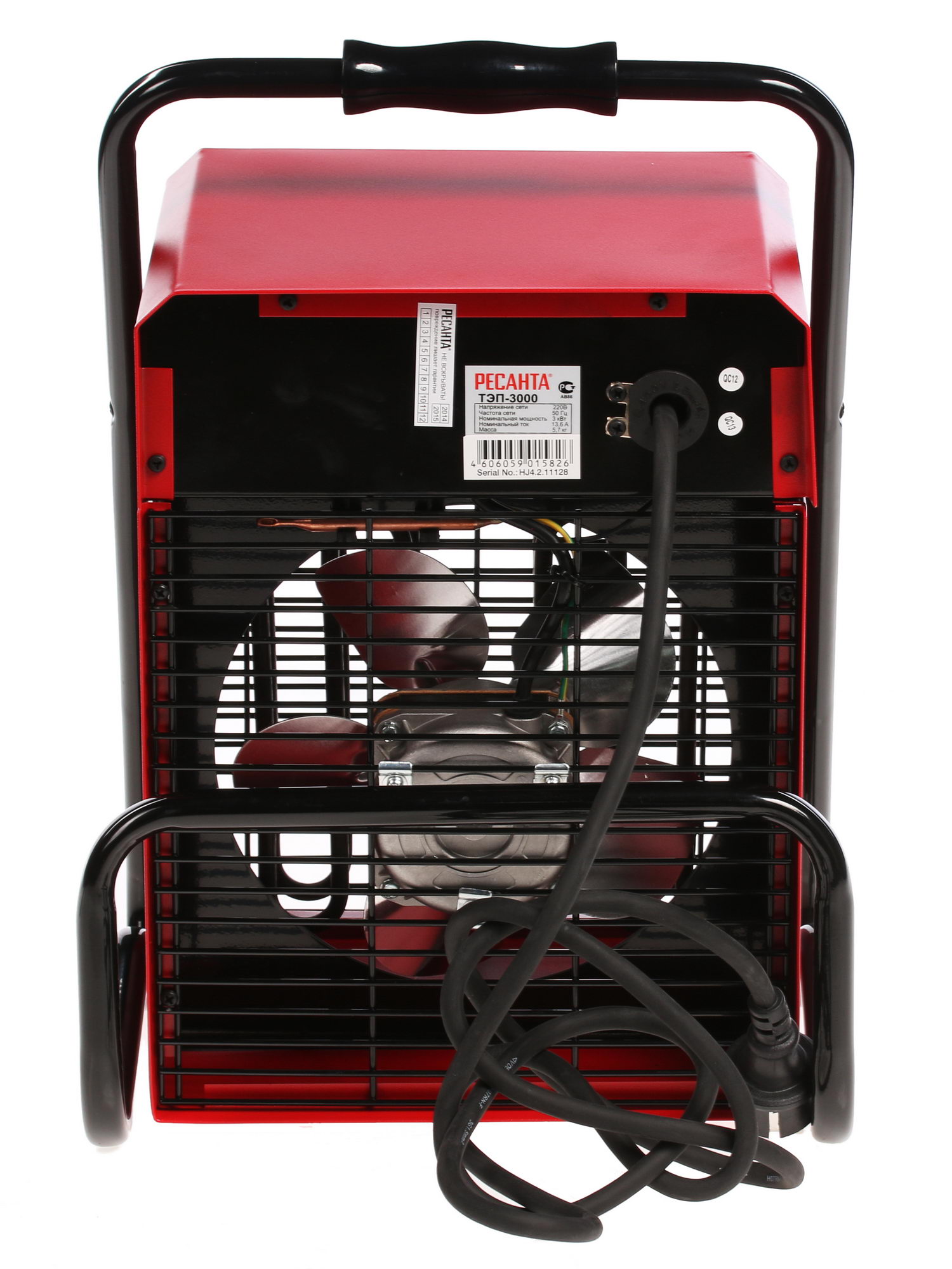 1024378 Тепловая пушка электрическая Ресанта ТЭП-3000 STDN-0077508 - Вид №5