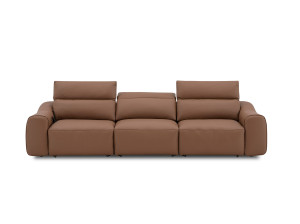 Модульный кожаный диван с электроприводом