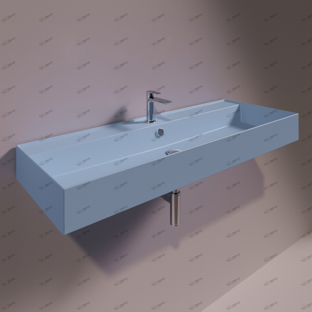 AG121PERVINCAMATT Подвесная раковина настенная прямоугольная Simas Agile