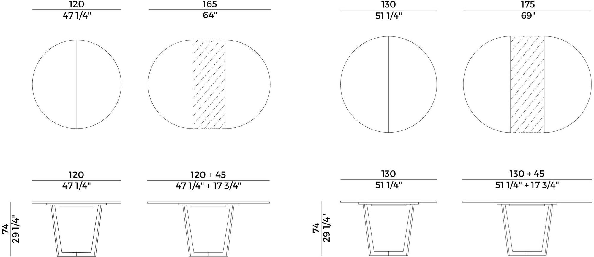 Potocco Раздвижной стол Linus 730/tc1 - Вид №6