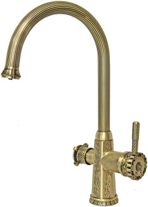 Смеситель ZorG Antic A 54 KF-BR для кухонной мойки, бронза
