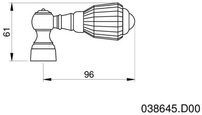 Bronces Mestre Удаленная команда Shower system 038645.d00.00 - Вид №1