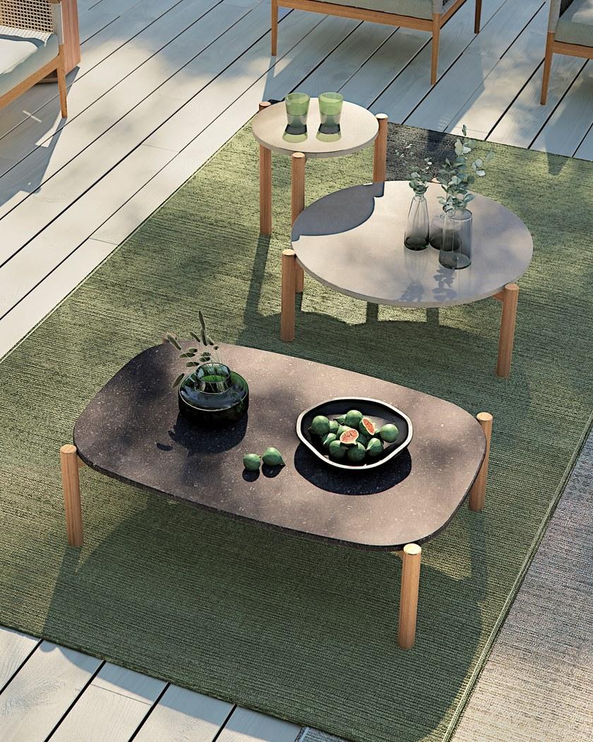 Atmosphera Прямоугольный садовый стол из тика и керамогранита Lodge Lg.tco - Вид №1