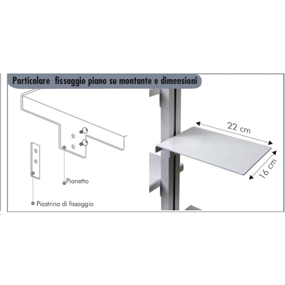 Алюминиевая напольная витрина для брошюр STUDIO T InUno ARCH-00090011 - Вид №4