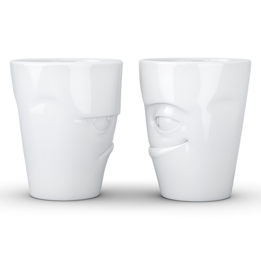 T01.27.01 Набор из 2 кружек tassen grumpy & impish 350 мл белый Tassen by FIFTYEIGHT PRODUCTS  - Вид №5