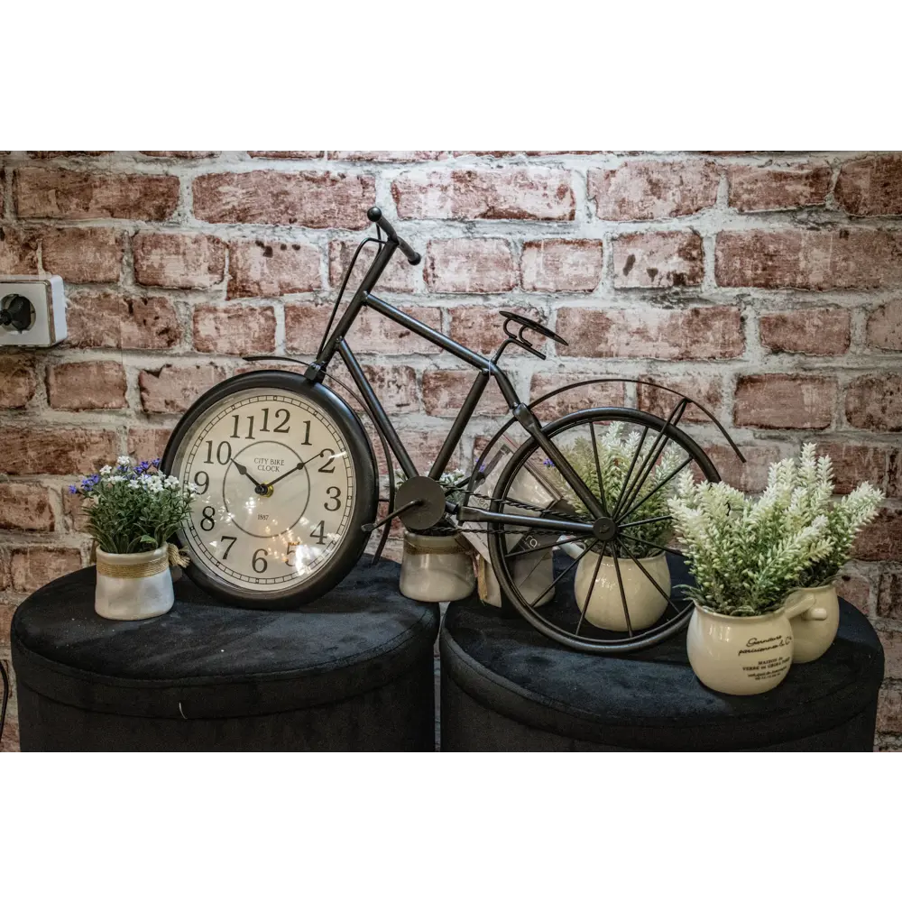 Часы настольные Atmosphera Retro Factory ø50 см, металл, цвет чёрный STLM-2037091 - Вид №7