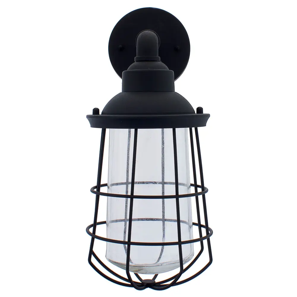 Бра уличное вниз Inspire Ikitos 1xE27х60 Вт, цвет чёрный, IP44 STLM-2159264 - Вид №1