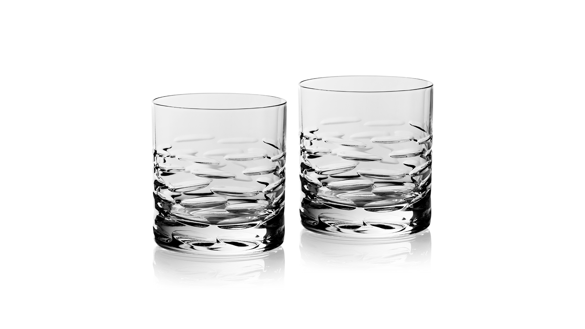 10600030 Schott Zwiesel Набор стаканов для виски Schott Zwiesel "Бар.Волны" 369мл, 2шт, п/к Стекло  - Вид №1