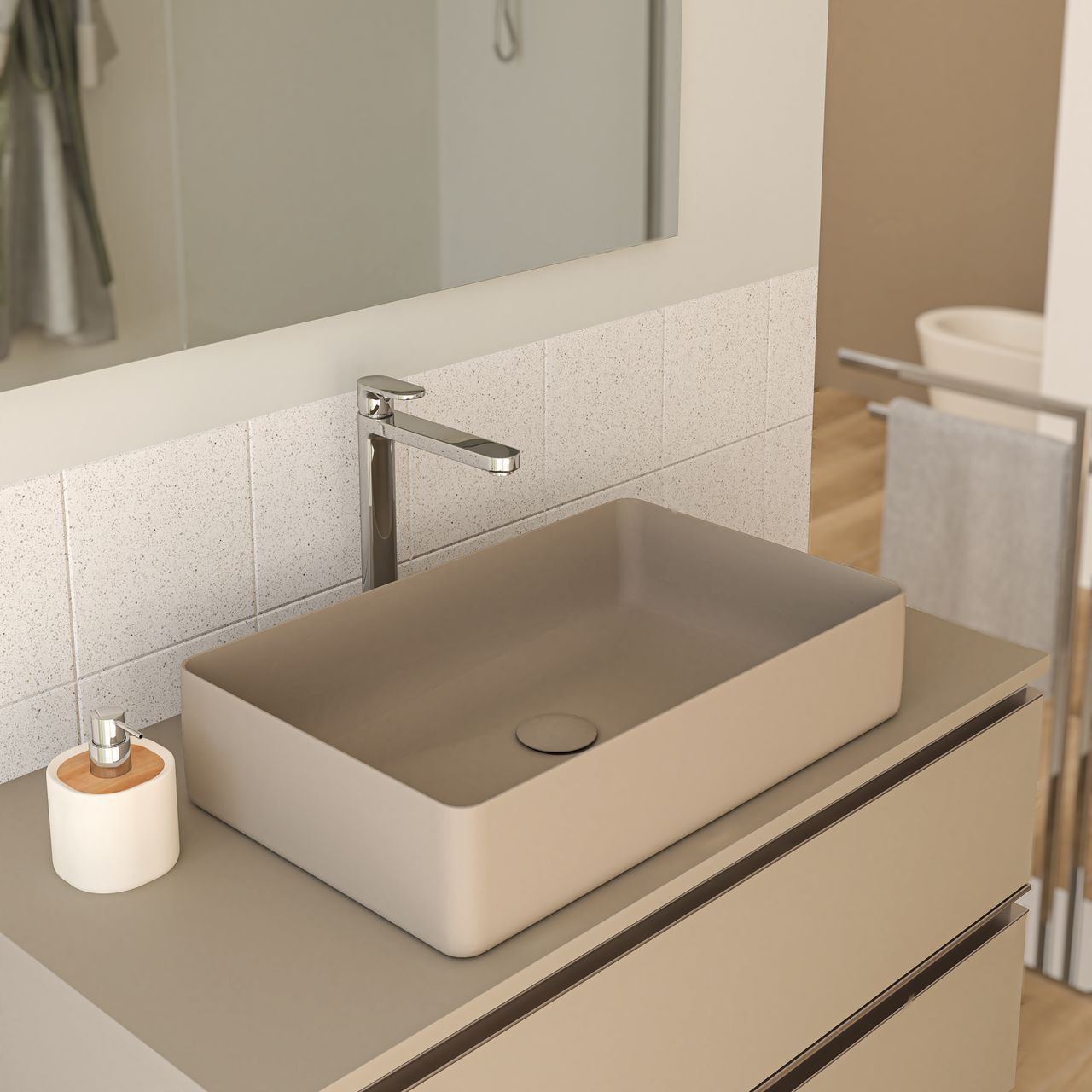 Керамическая прямоугольная столешница Ercos MUSA ARCH-00096451 - Вид №5