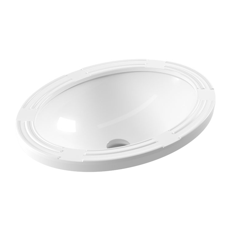 Ps46  PS46 Раковина Poseidon под столешницей 60,5x47см Eca  - Вид №1